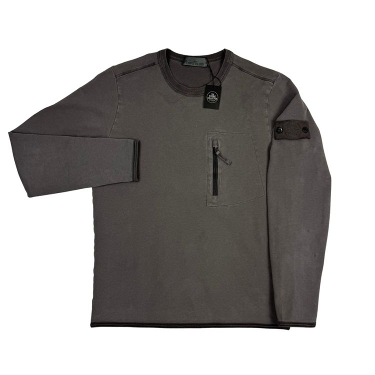 Sudadera cuello redondo Stone Island Ghost Gris oscuro - talla M