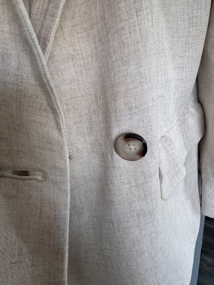 Primark Beige Blazer Jacket(8) image 4