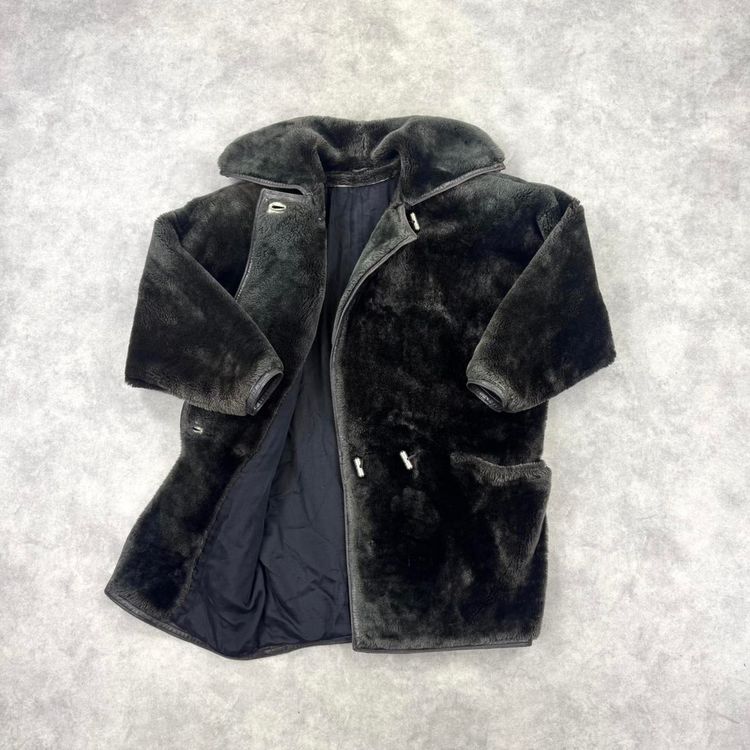 Vintage 80s Gianni Versace teddy bear fur coat imagen 2