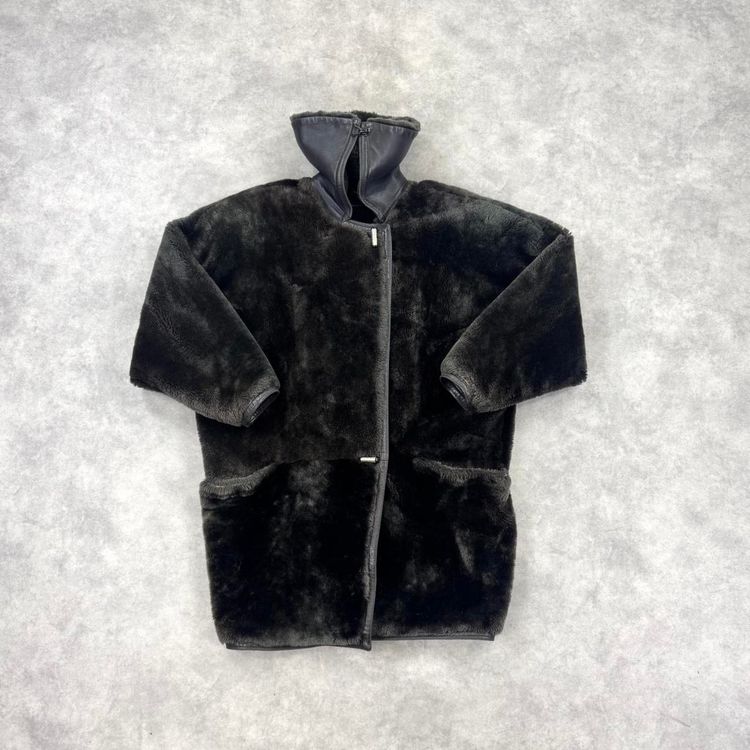 Vintage 80s Gianni Versace teddy bear fur coat image 1
