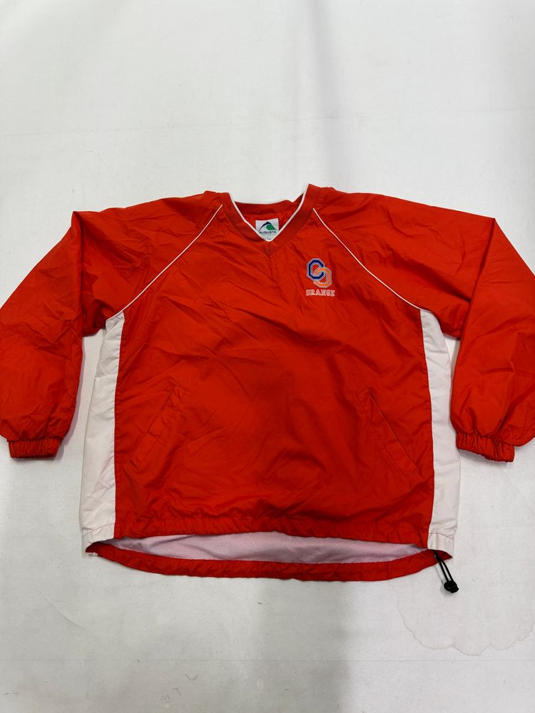 Red And White Pullover Jacket L