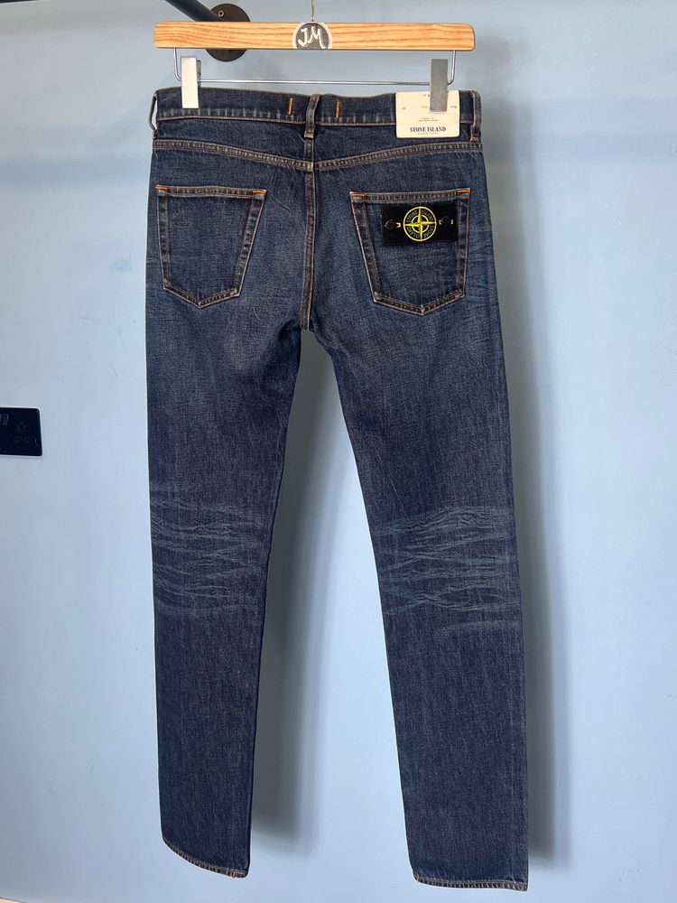 30W 34L Stone Island Blue Slim Fit Jeans