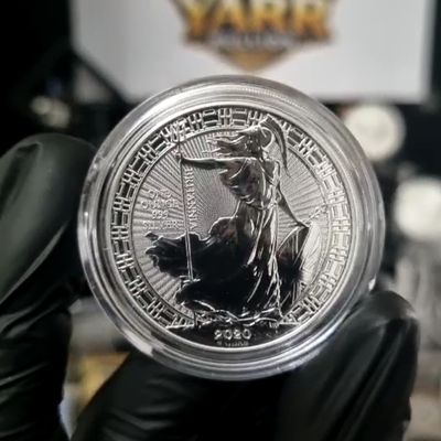 Oriental Border 2020 Britannia 1 Oz Silver Coin - Coins