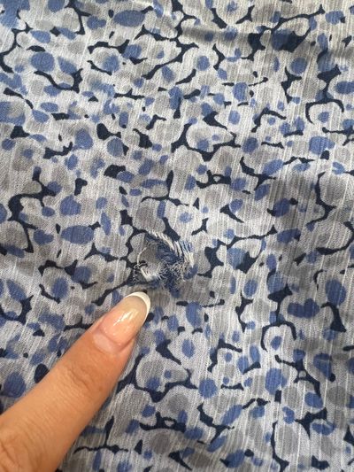 🪡SATC drop | medium blue patterned dress 4