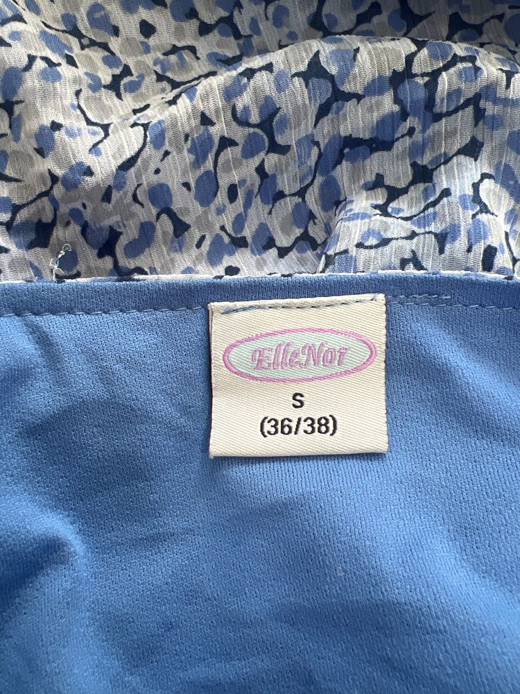 🪡SATC drop | medium blue patterned dress 5