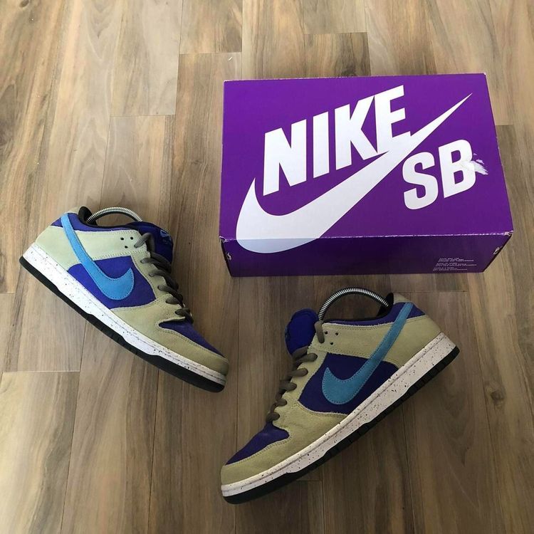 *RETRO* Nike SB ACG Dunk Low 'Celadon' Sneakers, UK11, Blue Grey