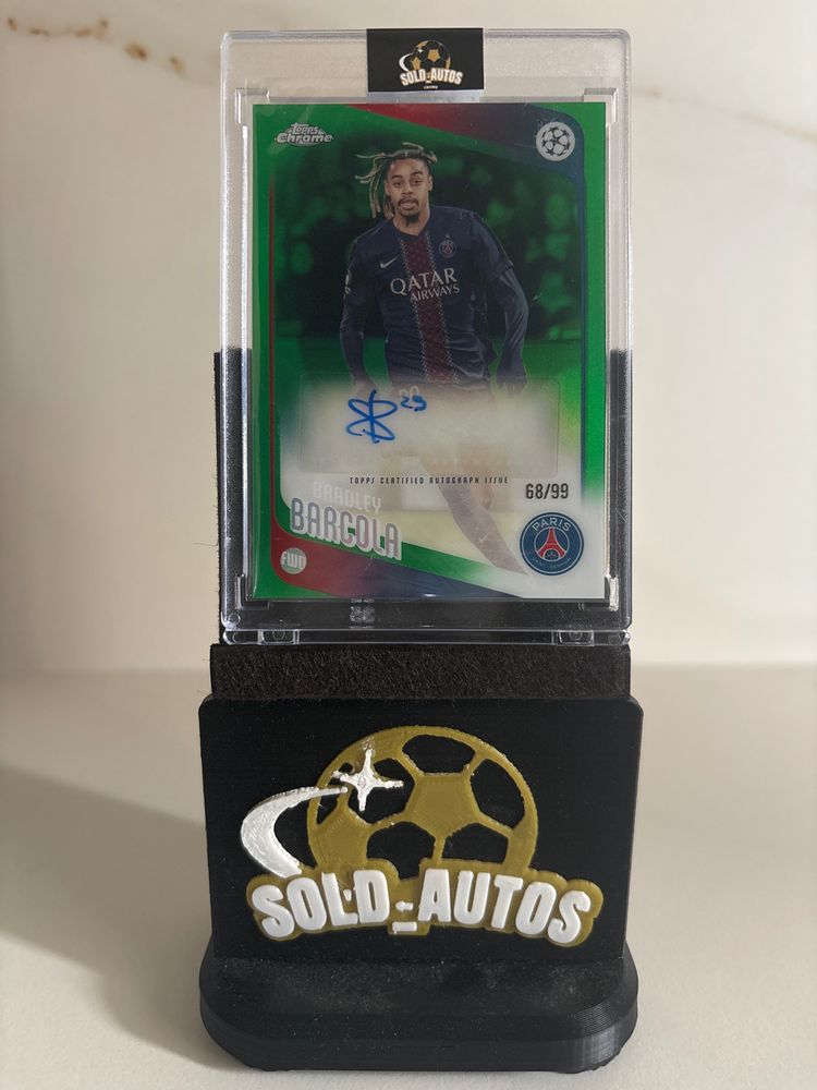 Barcola Paris Saint-Germain Football Trading Card image 1