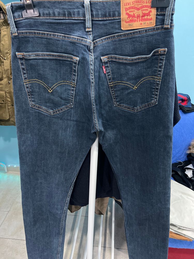 Levi'S 512 Blue Denim Jeans