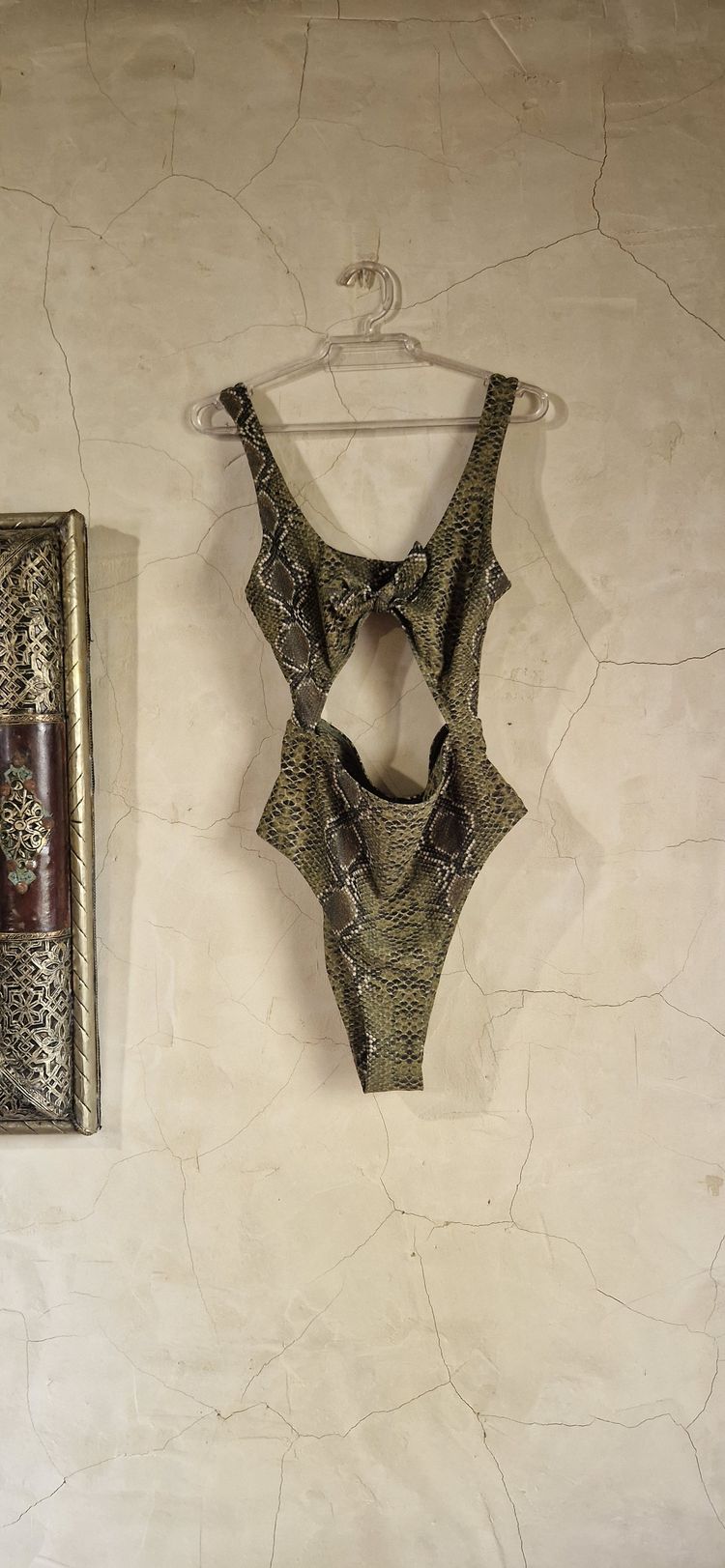Other Snake Print Cut-Out One-Piece Swimsuit product image