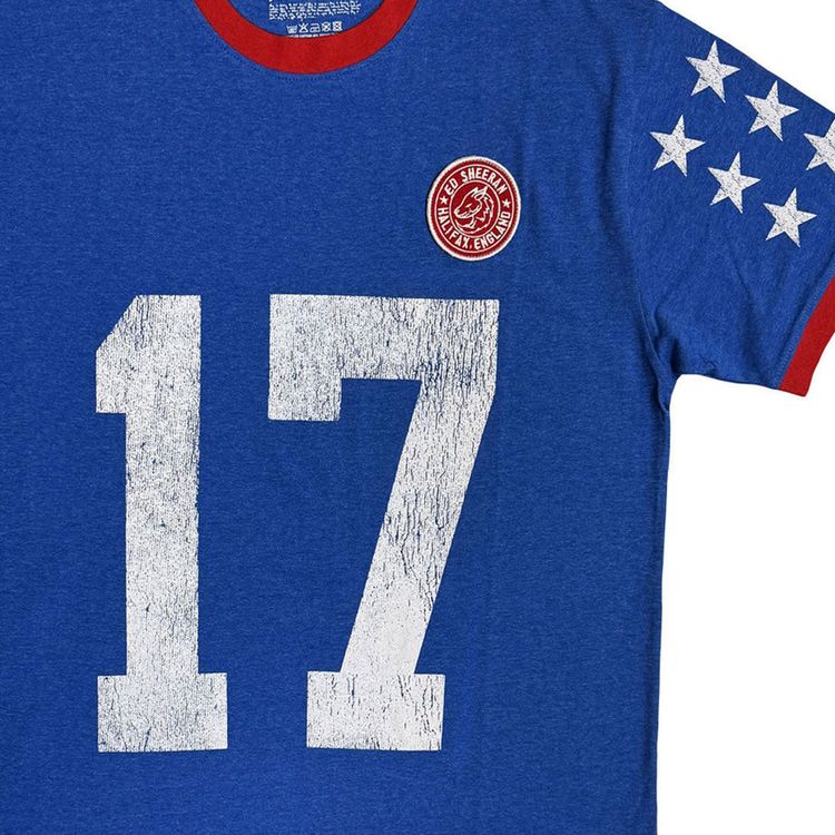 Ed Sheeran Play 17 Ringer T Shirt image 3