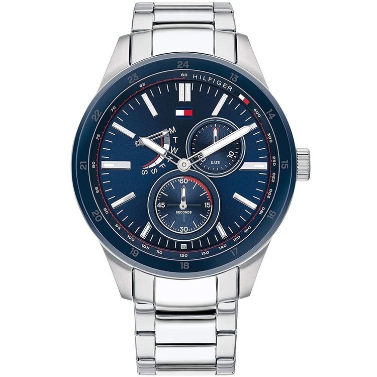 Tommy Hilfiger Tommy Hilfiger Men’s Watch Stainless Steel Silver Strap With Blue Dial 1791640 product image