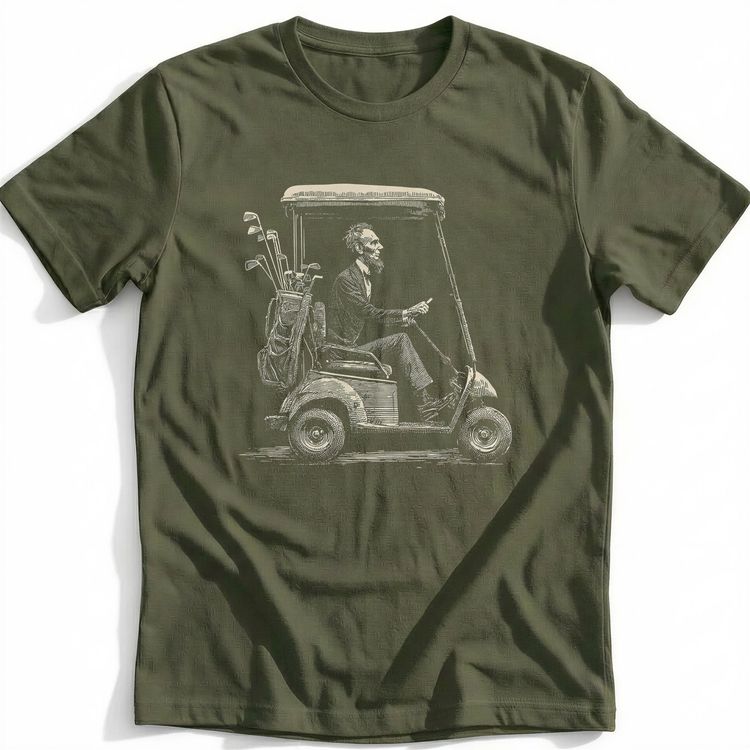Abe Golf Cart 2 T-Shirt AU image 2
