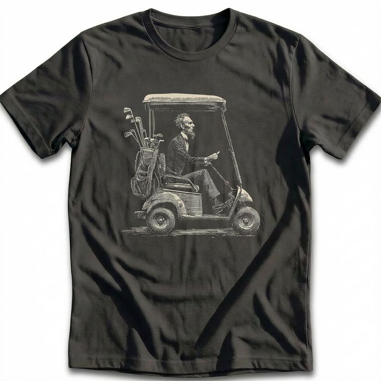 Abe Golf Cart 2 T-Shirt AU image 5