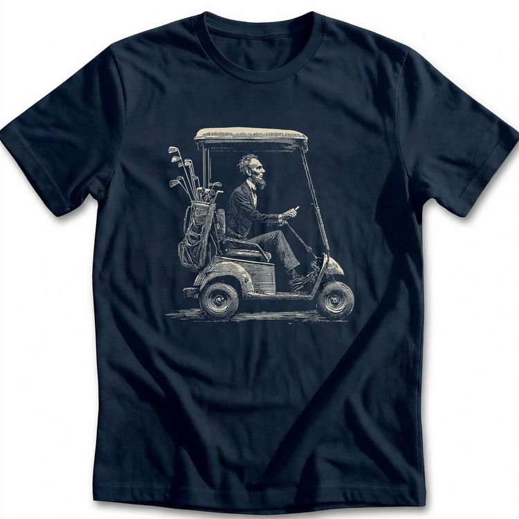 Abe Golf Cart 2 T-Shirt AU image 3