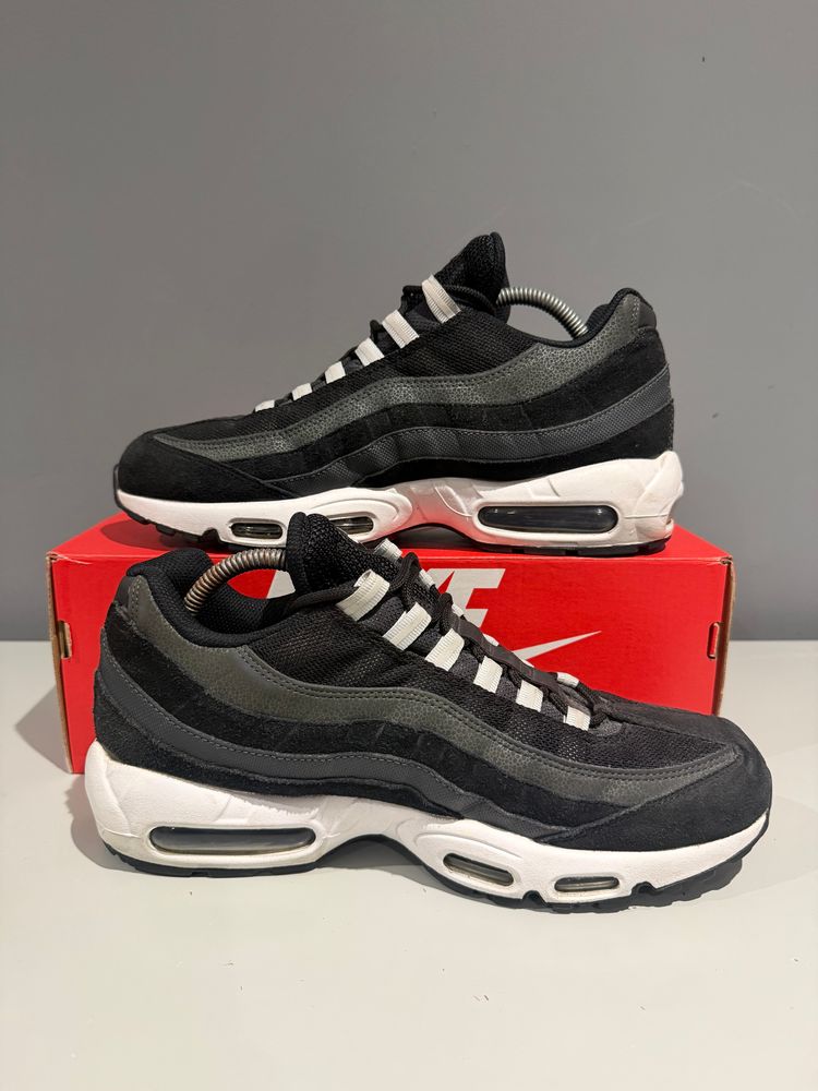 Nike Air Max 95 Black Anthracite Pure Platinum UK 9 (No Box) image 2