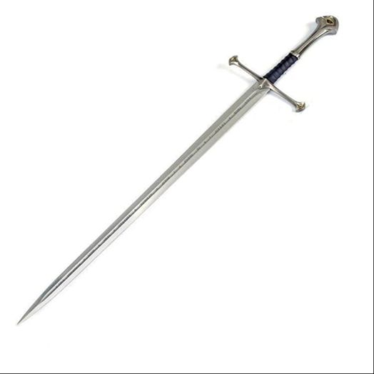 Lord of the Rings Aragorn Anduril Metal Sword with Wall Plaque