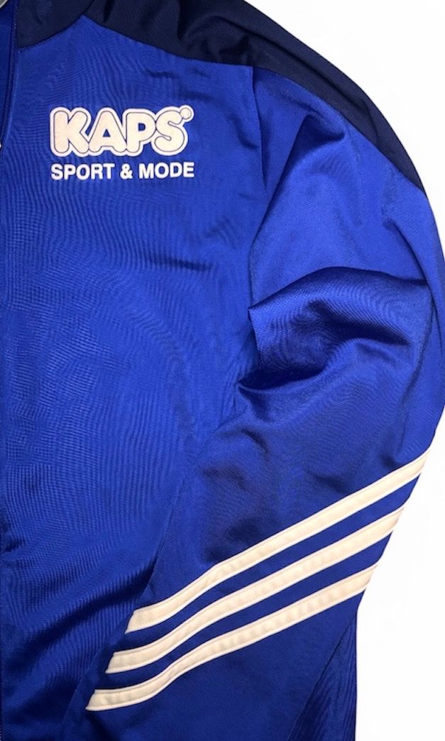 Adidas Blue Track Jacket With Kaps Sport & Mode Logo obraz 5