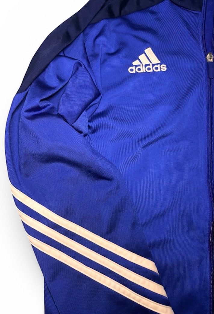 Adidas Blue Track Jacket With Kaps Sport & Mode Logo obraz 4