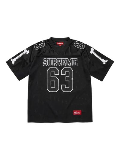 Supreme Bones Football Jersey Black