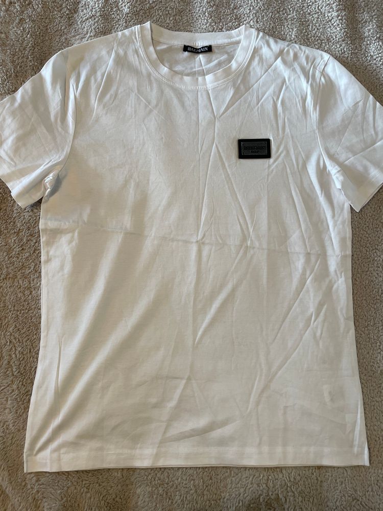 Balmain Men'S White T-Shirt