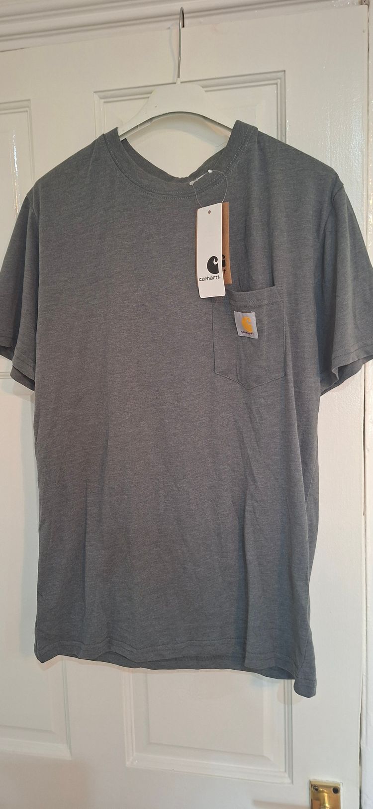 Carhartt Grey Short Sleeve T-Shirt size S image 1