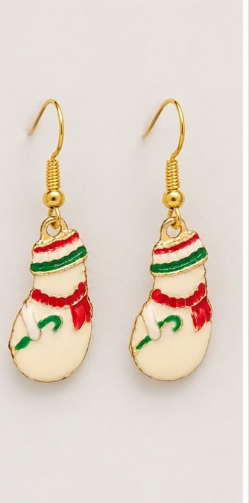 Snowman Earrings image 1