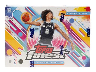 X1 SPOT Topps Finest 25-26 Basketball Trading Cards Box