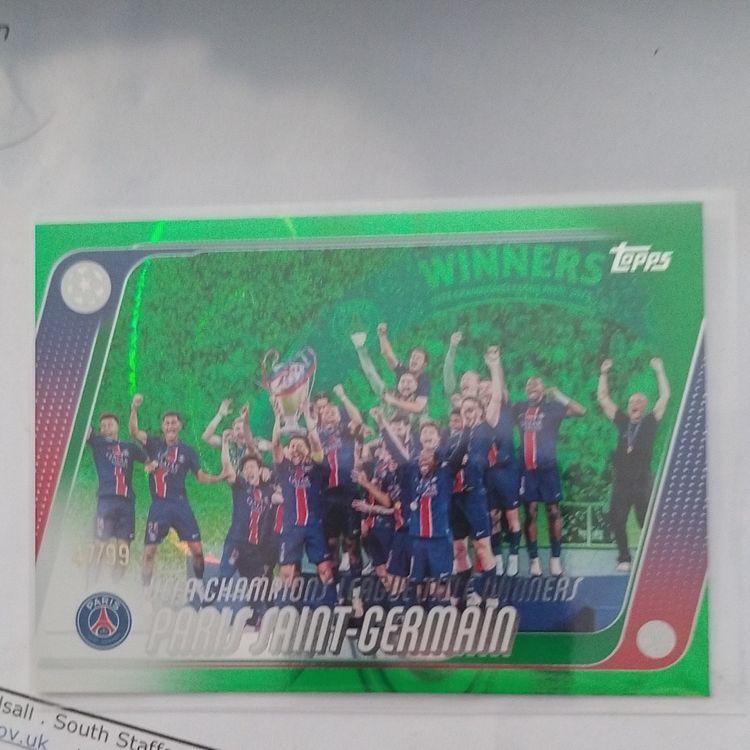 Topps Topps Paris Saint-Germain Champions Trading Card product image