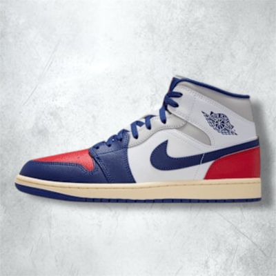 Jordan 1 Mid ‘White/Deep Royal Blue’ (SIZE UK 9.5)