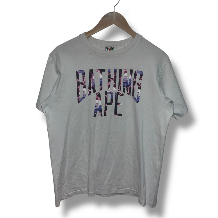 A Bathing Ape Graphic T-shirt, white, medium
