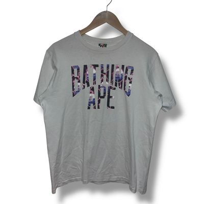 A Bathing Ape Graphic T-shirt, white, medium