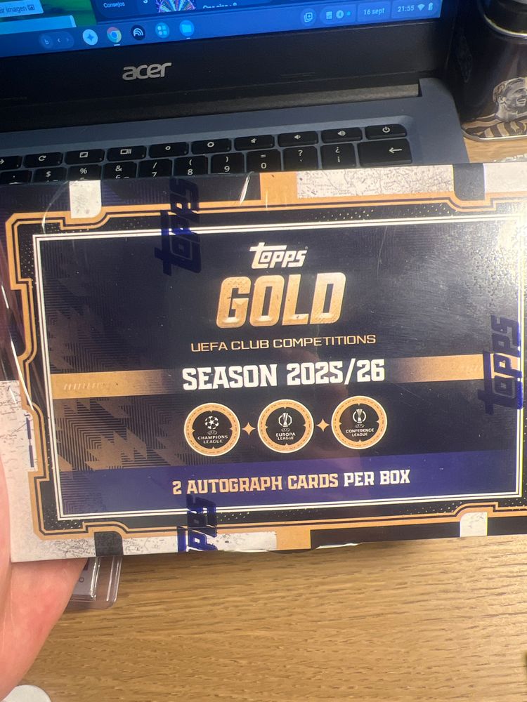 break topps gold 2 autos garantizados