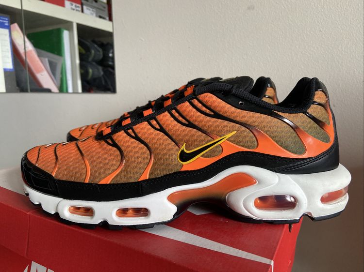 Nike Nike Air Max Plus TN UK10 Safety Orange Black White Gold Fresh🔥 Trainers product image