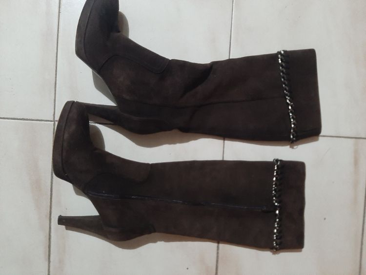 Other brown high-heeled boots product image