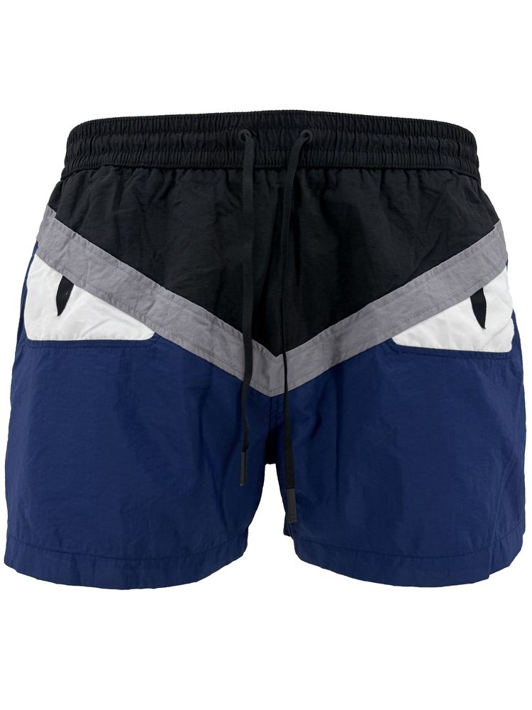 Fendi Eyes Swim Shorts - Navy (851412683)