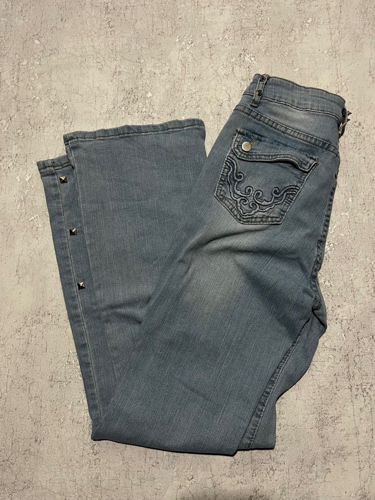 Vintage Supply Jasnoniebieskie studded jeans product image