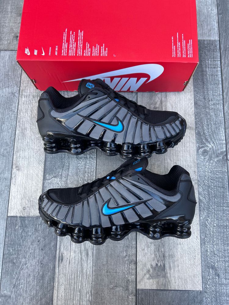 Nike Shox TL SE Trainers - ‘Black Photo Blue’  2