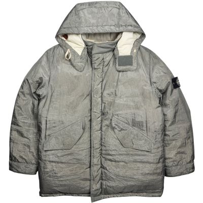 A/W 99 Stone Island Pure Metal Shell Down Jacket