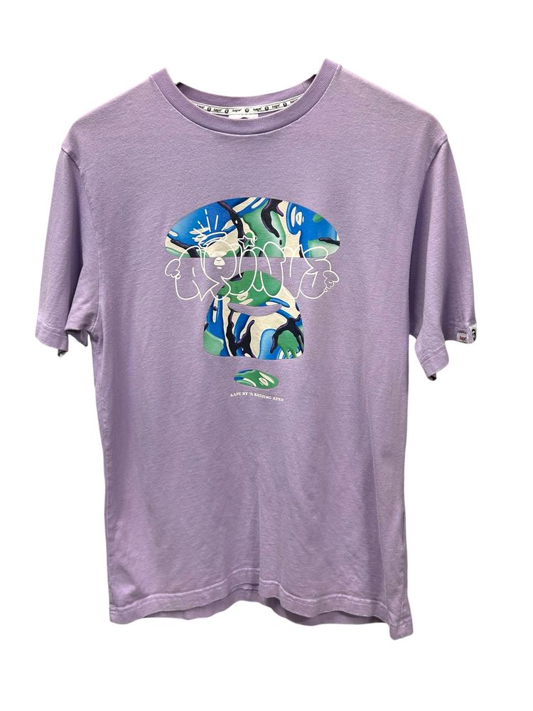 Bape Purple Graphic T-Shirt