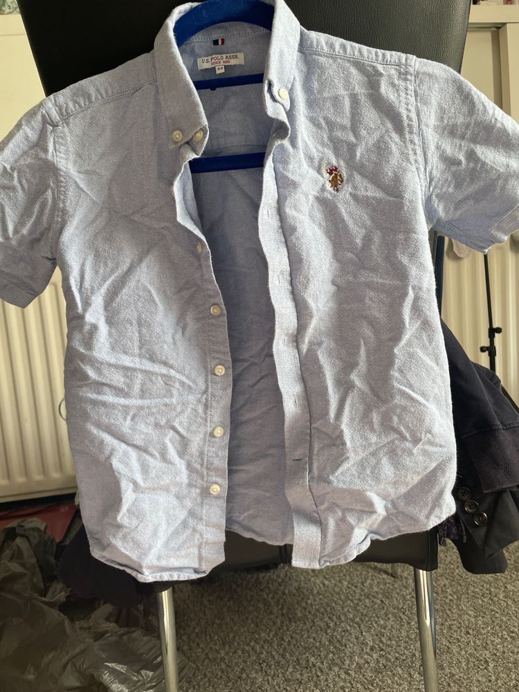 Polo U.S. Polo Assn. Light Blue Short Sleeve Shirt product image