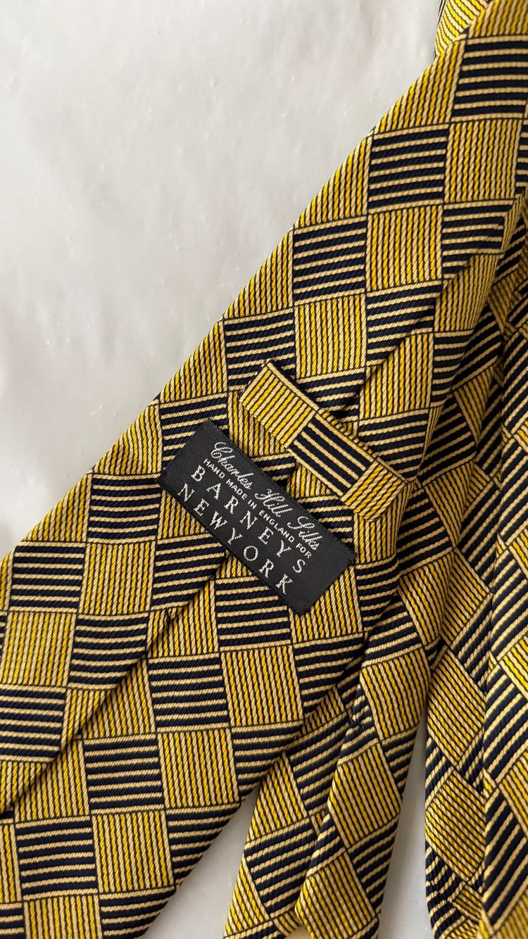Charles Hill England Barneys New York 1990s Silk Tie image 6