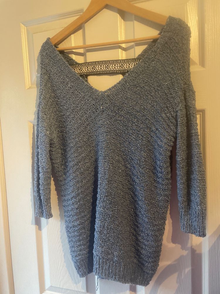 River Island Blue Knit Sweater