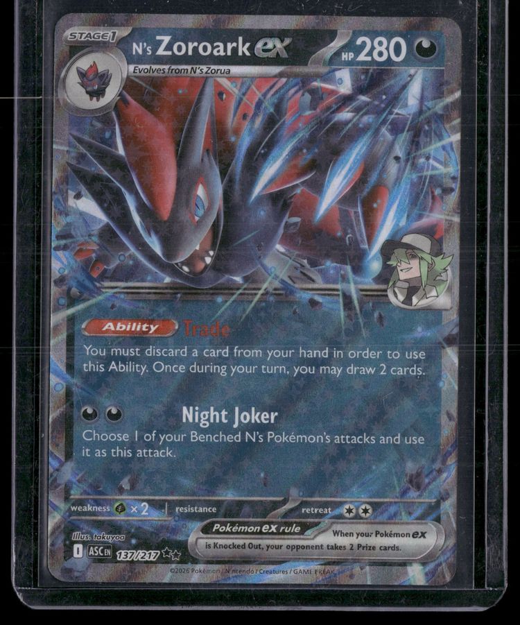 N'S Zoroark Ex Pokémon Card image 1