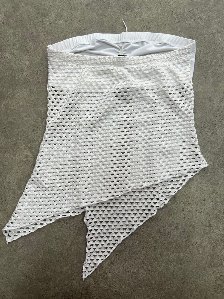 00s white boob tube top - Size S 5