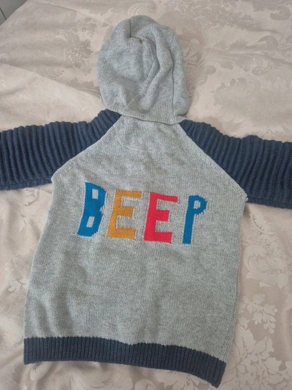 Kids Hooded Zip-Up Cardigan imagen 2