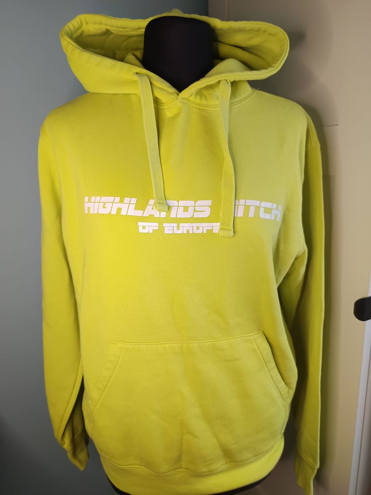 Yellow Hoodie With Front Pocket