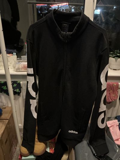 Adidas Black Zip-Up Jacket