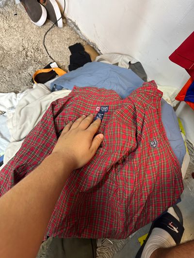 Chaps Red Plaid Shorts