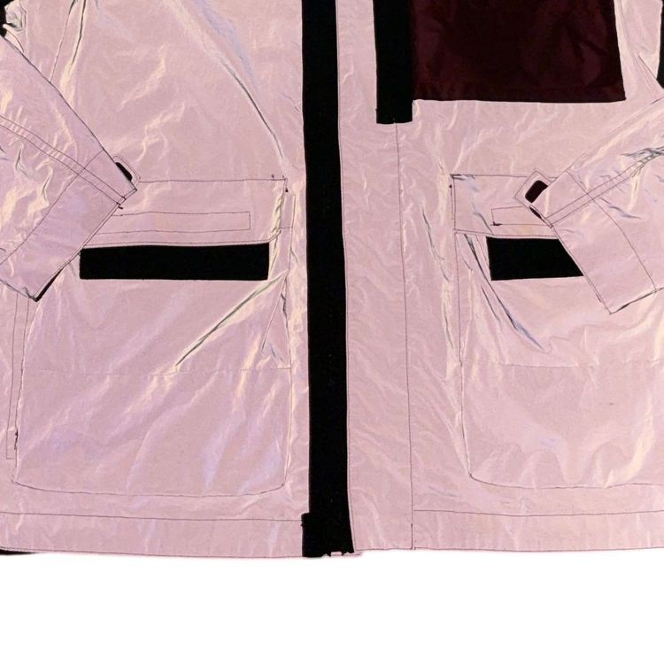 Stone Island Garment Dyed Plated Reflective With Mussola Gommata Grey Jacket image 9