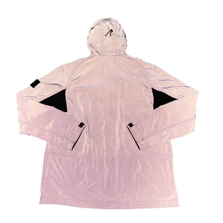 Stone Island Garment Dyed Plated Reflective With Mussola Gommata Grey Jacket image 7